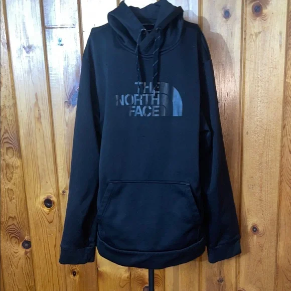 The North Face Men's Black Pullover Hoodie size large black canyonlands TNF - Picture 2 of 7